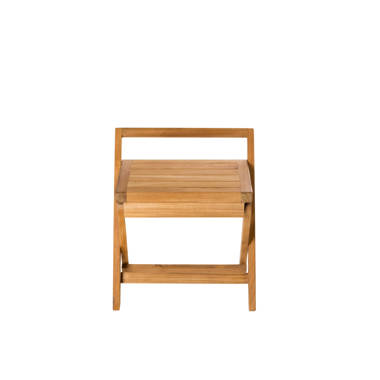 Teak shower bench online with handles